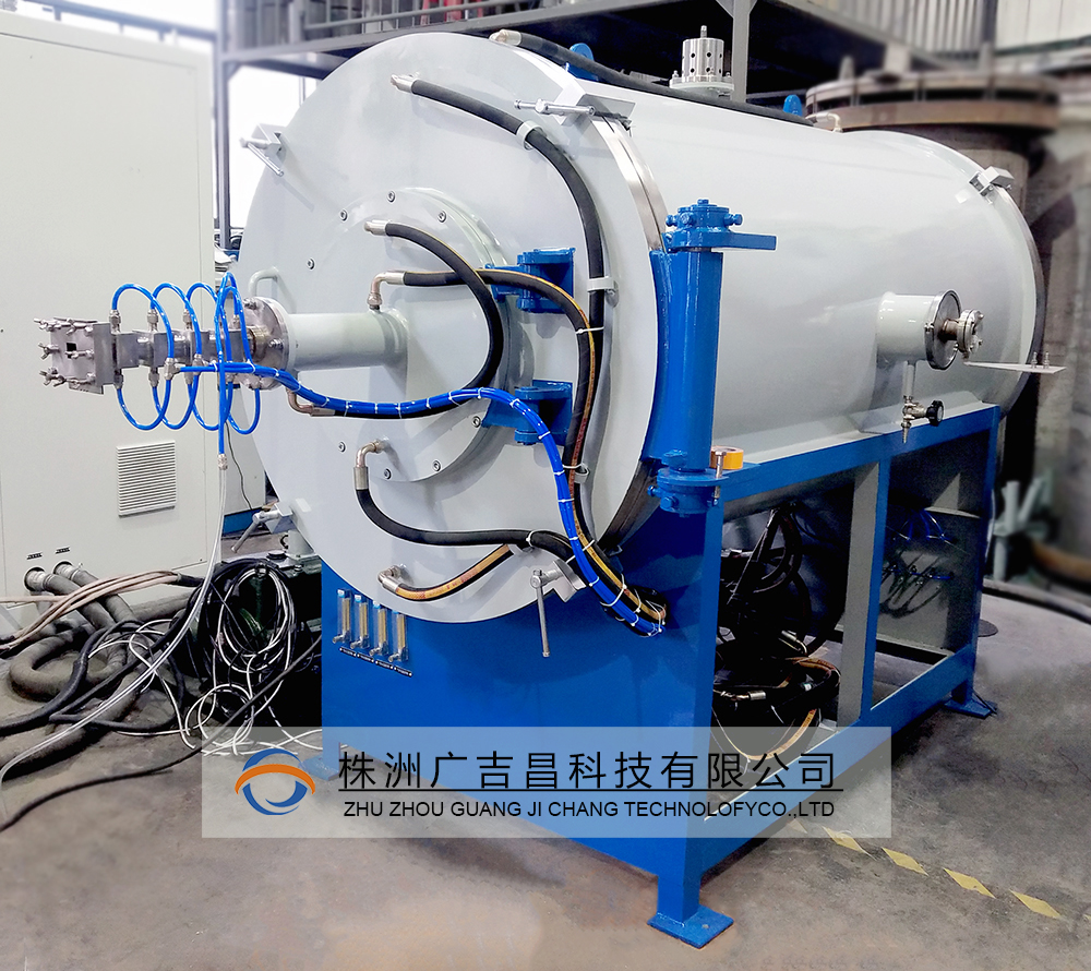 碳纖維連續石墨化爐設備完成工作